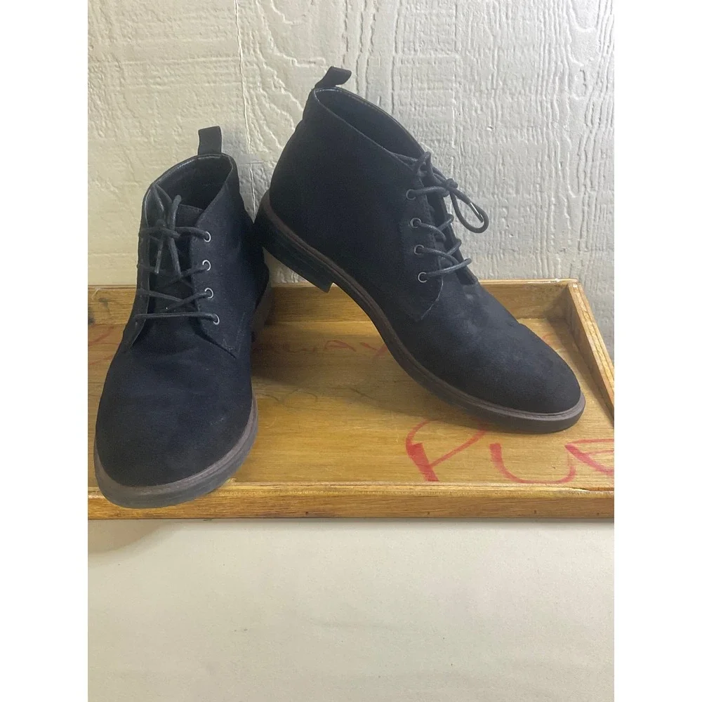 Alfani Chukka Boots Men's 13 Suede Leather‎ Lace Up Ankle Casual Shoes