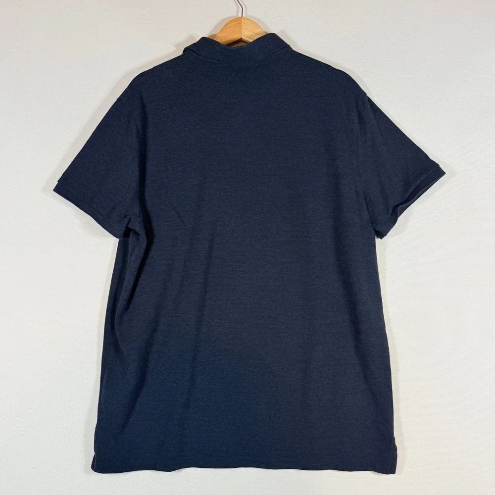 Polo Ralph Lauren Mens XXL Polo Shirt Navy Preppy Old Money Golf Academic Casual