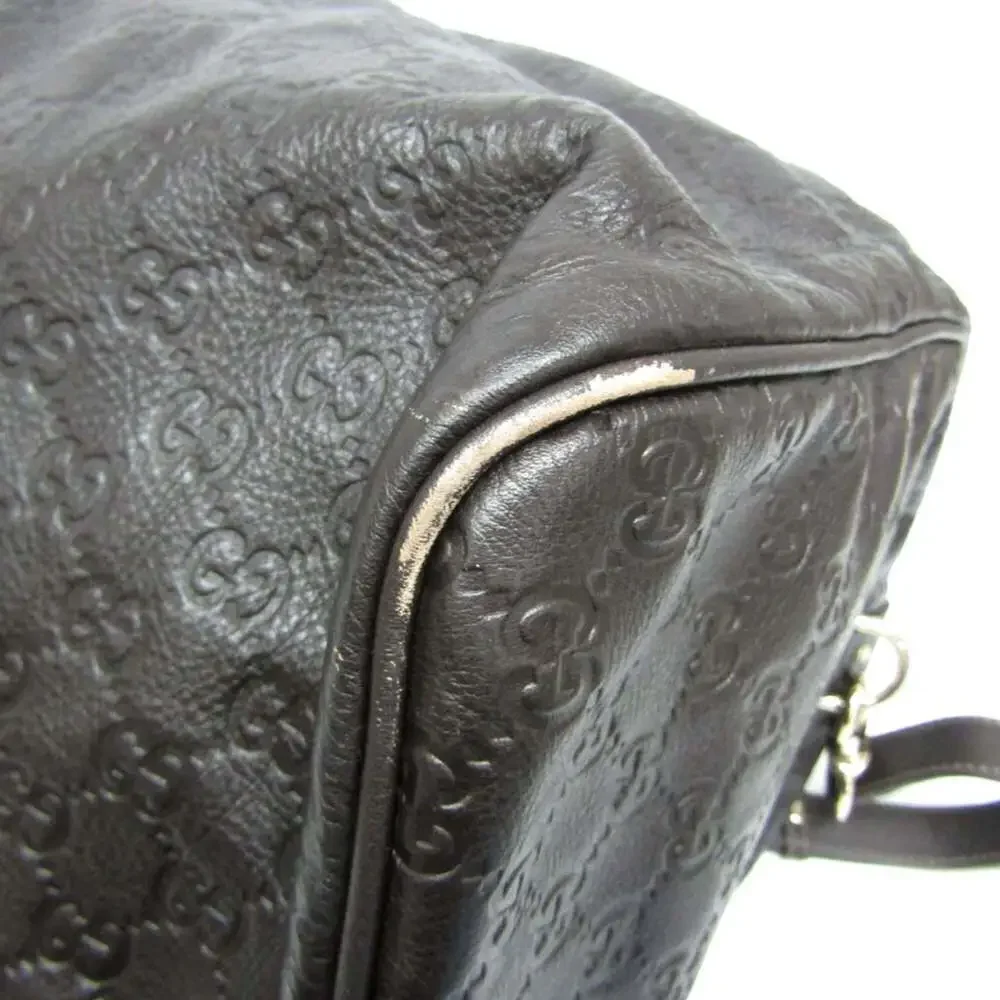 Gucci brown leather