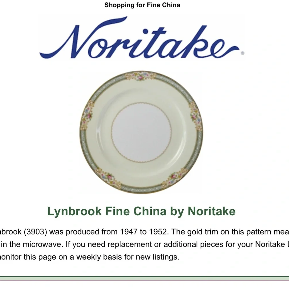 Noritake lynbrook gravy
