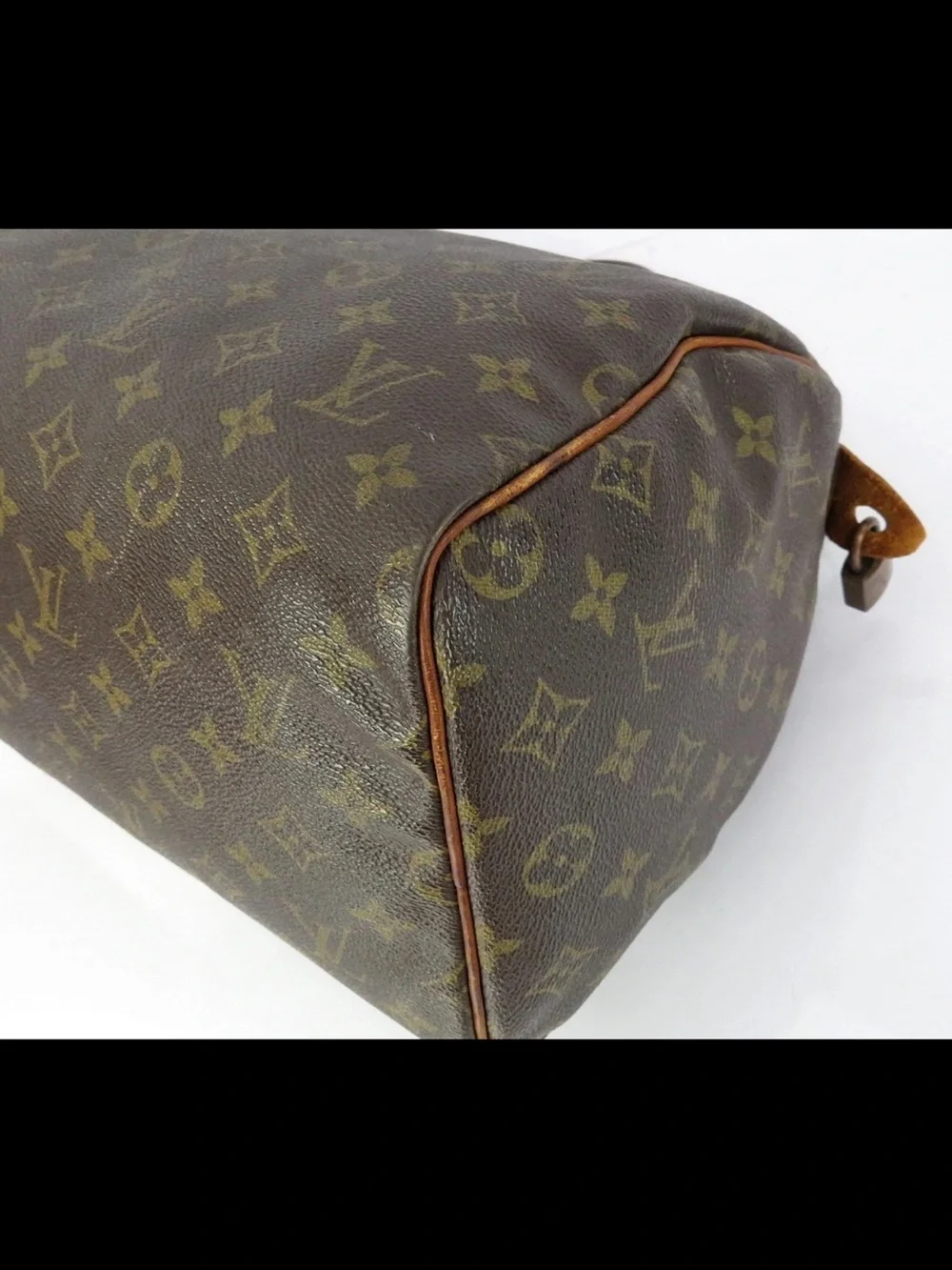 Louis Vuitton Monogram Canvas Satchel in Brown and Tan