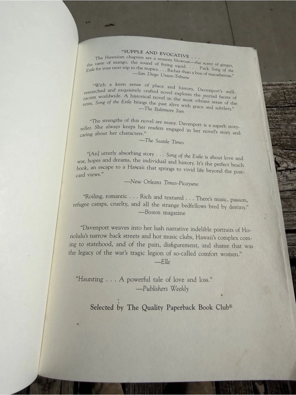 Ballantine Books excellent sweeping