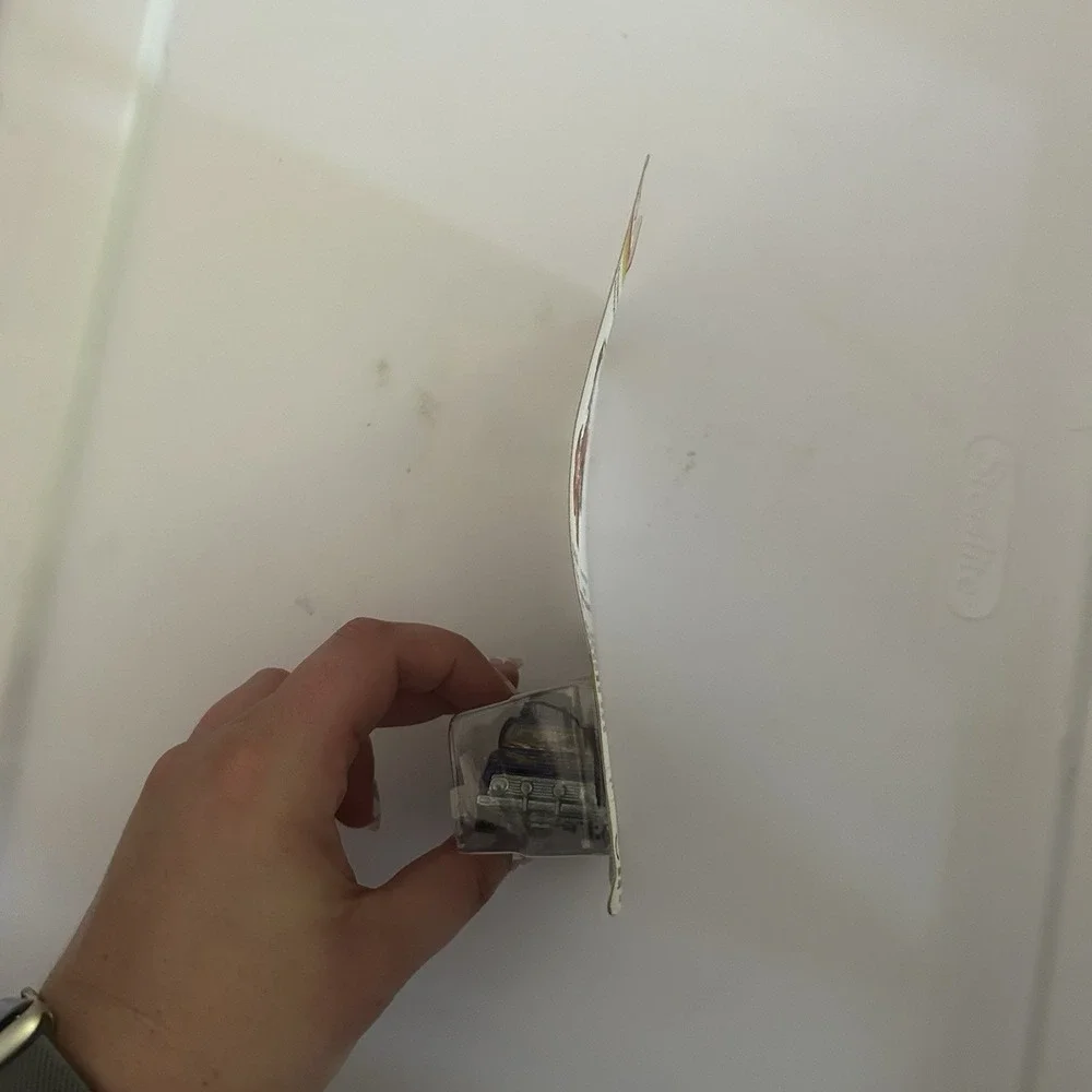 Hot Wheels box warped