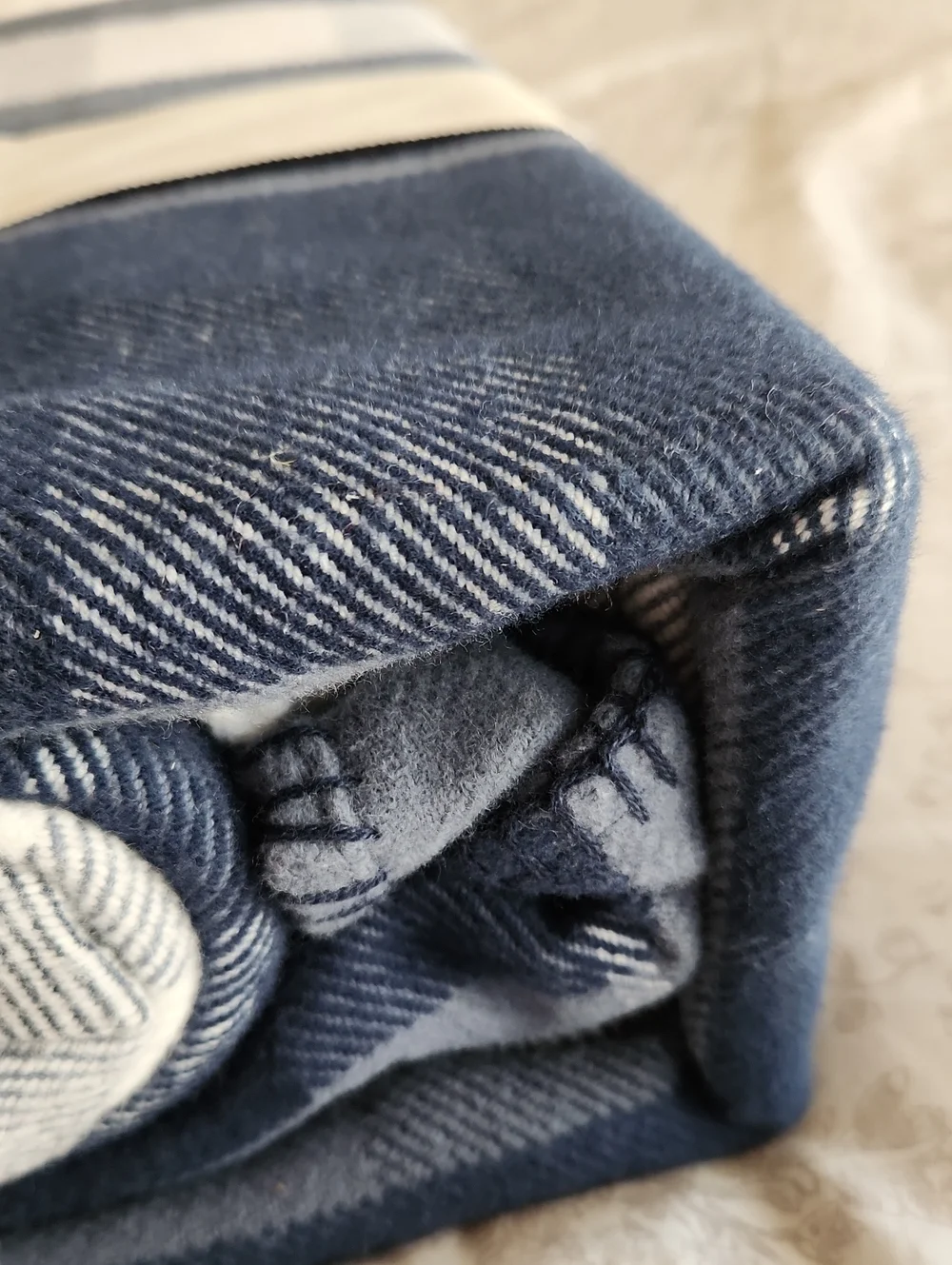 Threshold brushed cotton