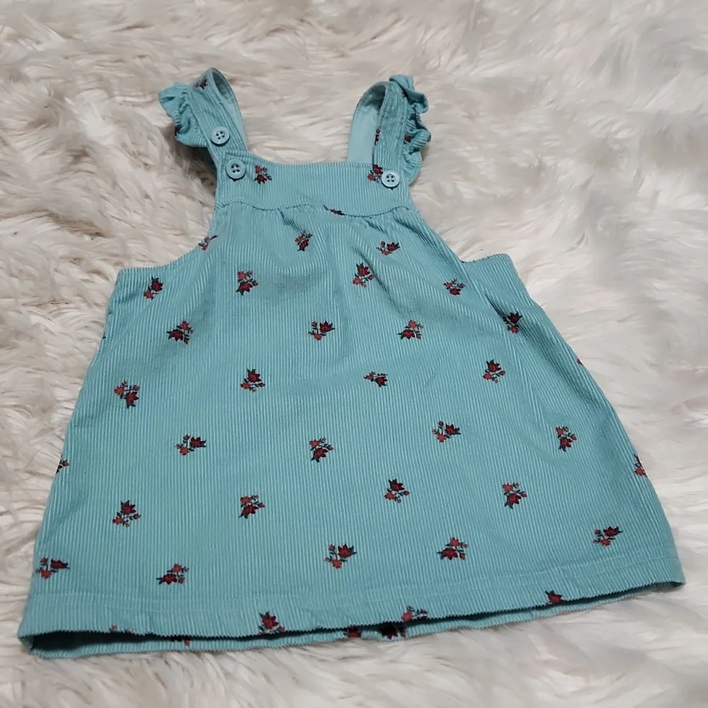 Carters corduroy jumper dress- 12 months