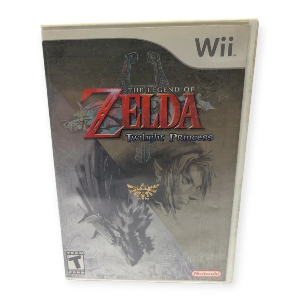 The Legend of Zelda Twilight Princess Nintendo Wii CIB Complete Link Wolf