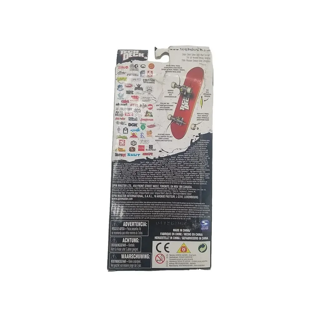 Tech Deck packaging has