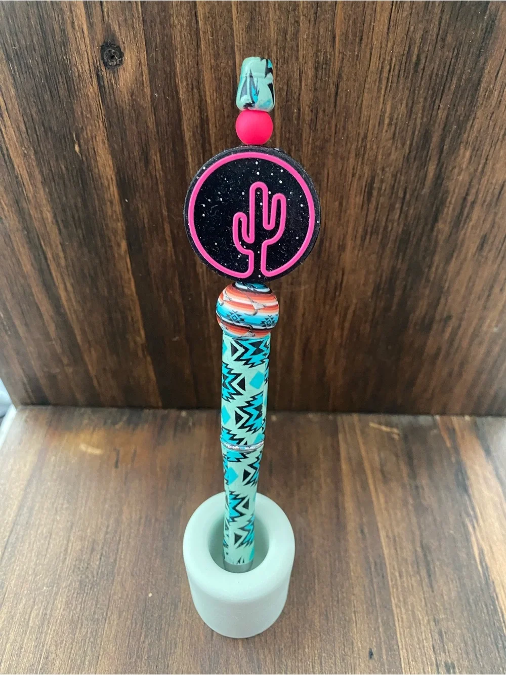 Handmade stylish turquoise
