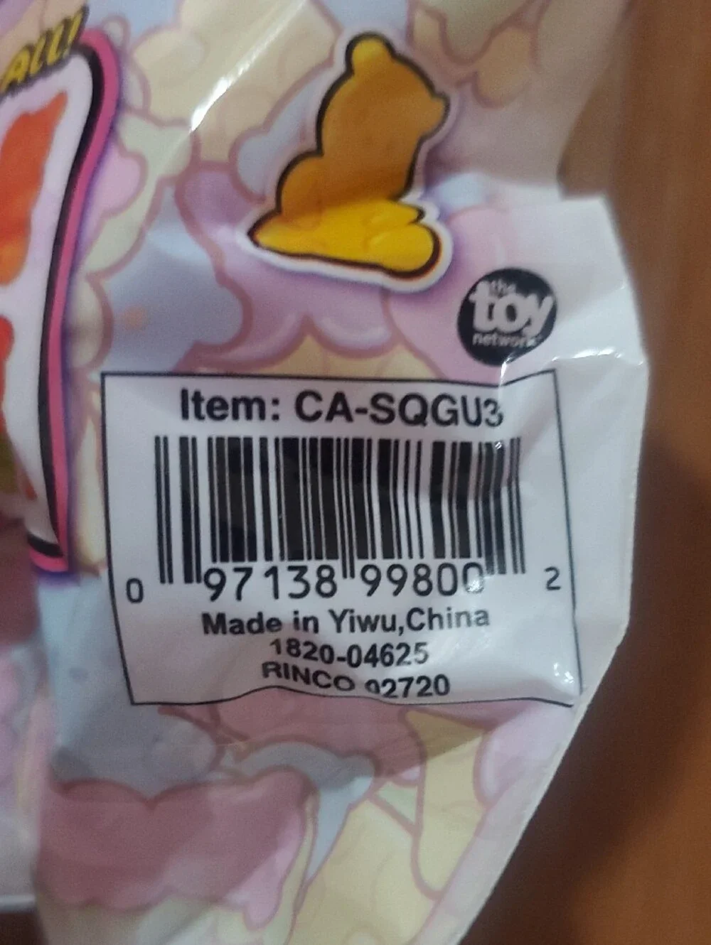 The Toy Network soft squeezable