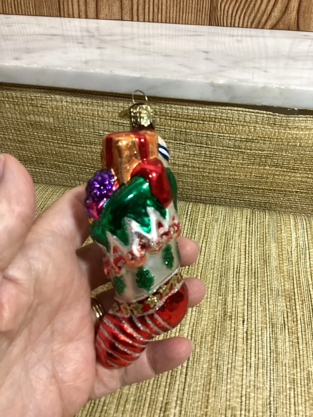 Christopher Radko festive glass