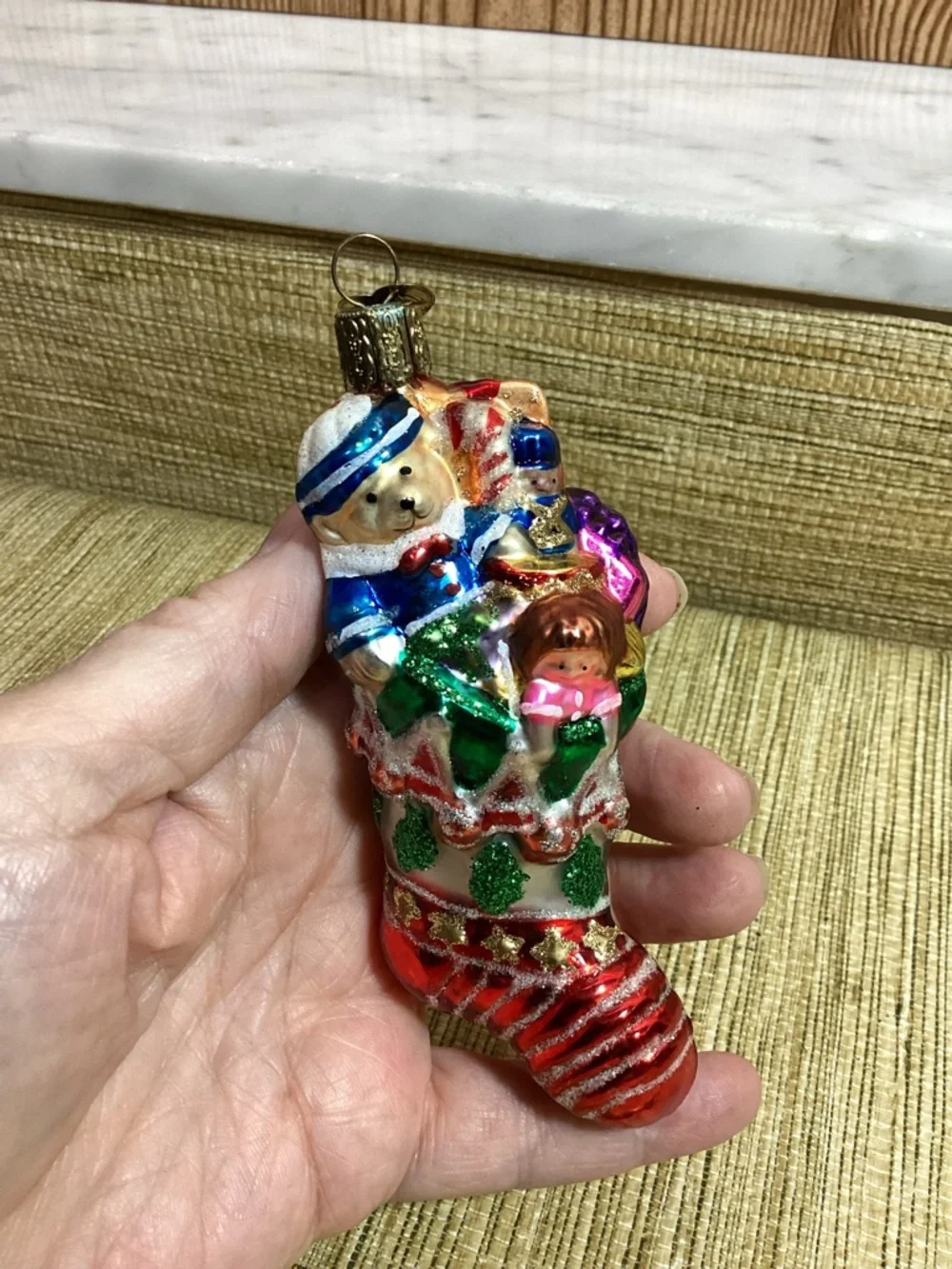 Christopher Radko festive glass
