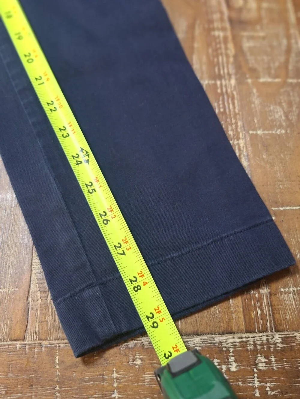 J. Crew Slim Fit Tech Pant Men's‎ 28X29(28x30 Tag)Flex Navy Blue Tapered Leg