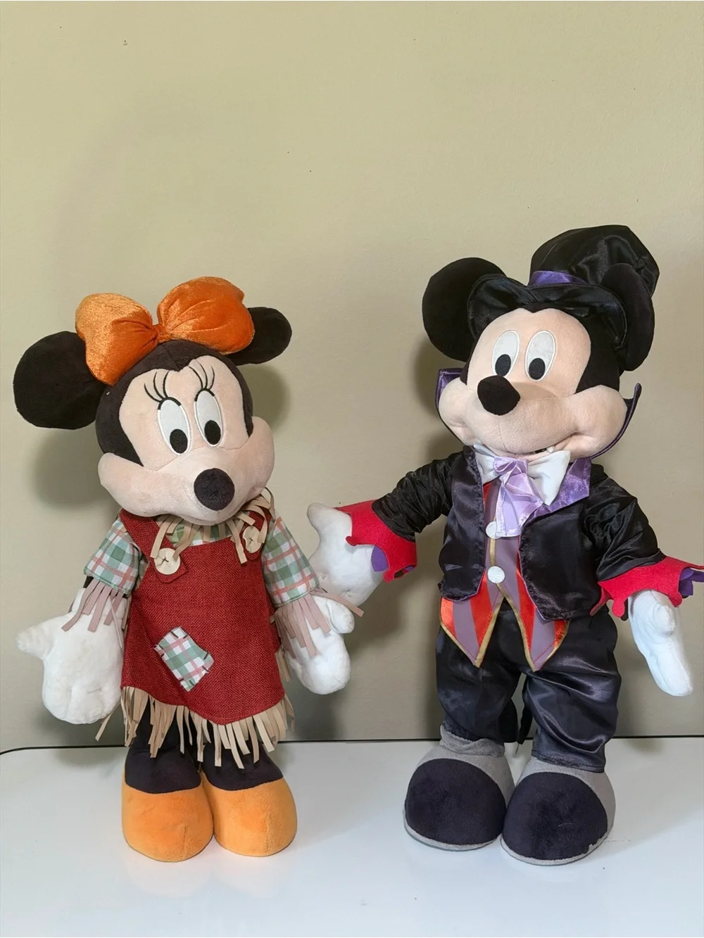 Minnie and Mickey Standing Porch Greeters Halloween Costume Duo