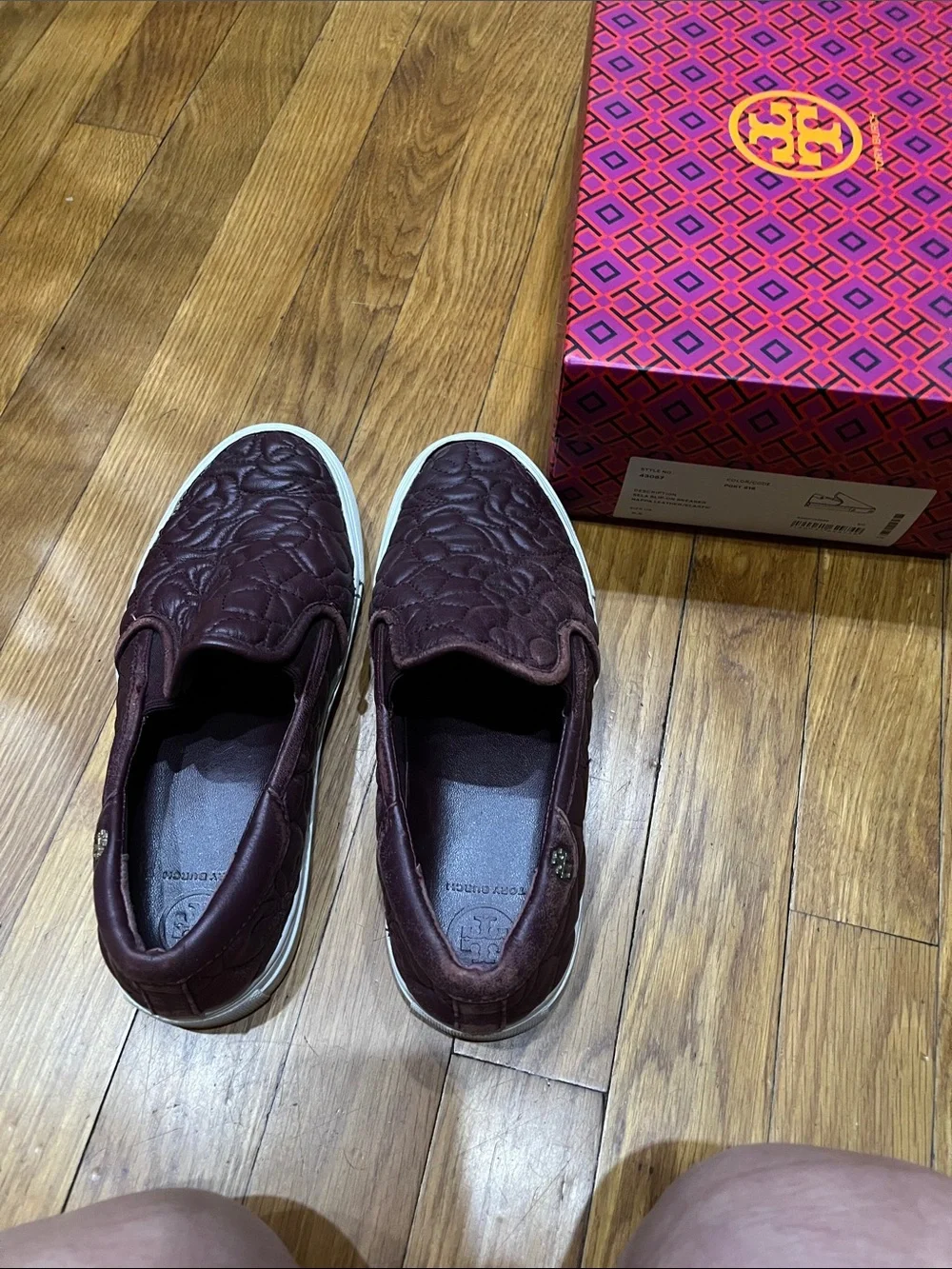 Tory Burch quilted leather