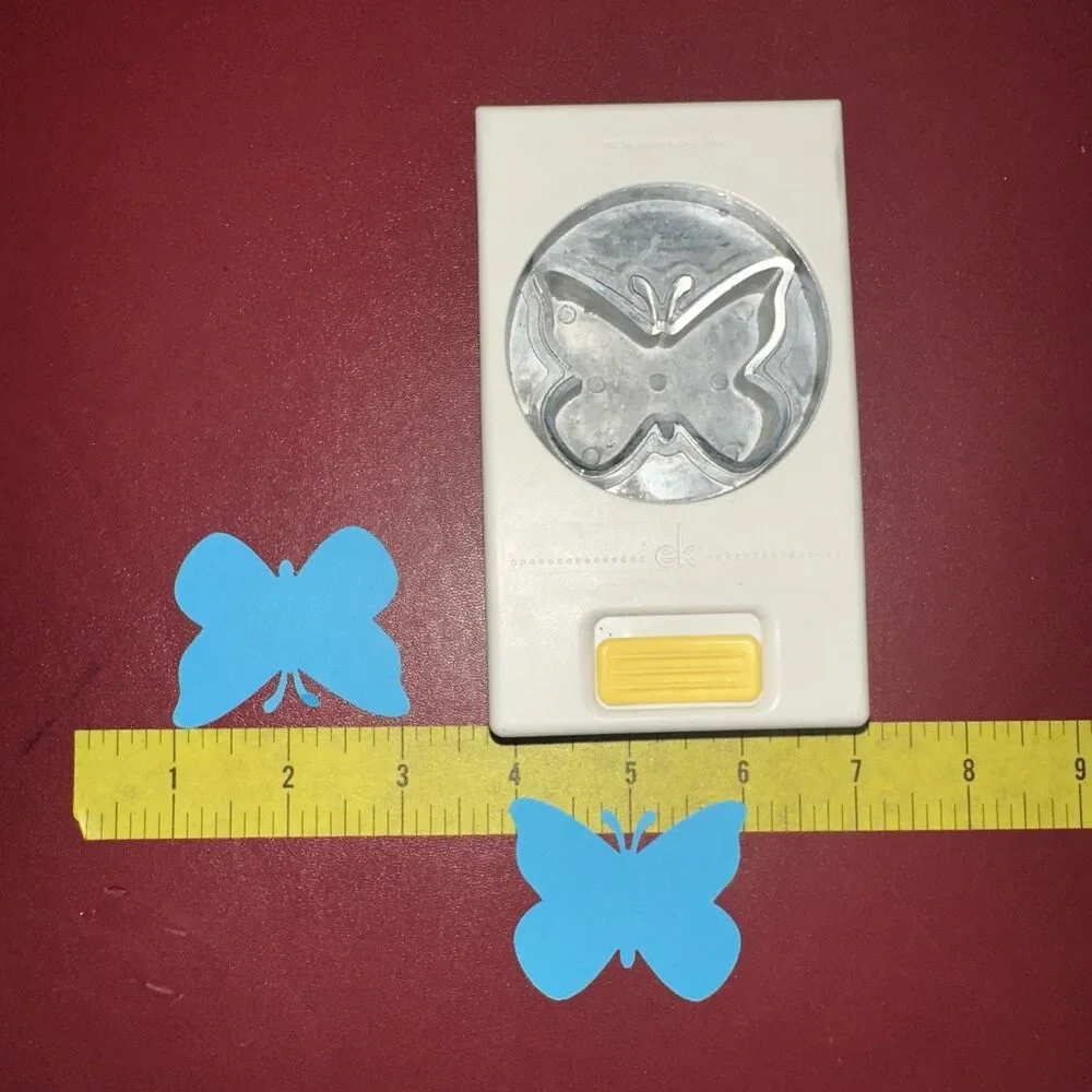 EK Success Paper Punch Large Butterfly Crafts Scrapbook Hole Craft EUC Insect