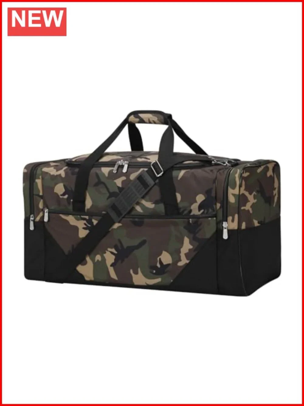 Large Travel Duffel Bag 56L Weekender with Trolley Sleeve