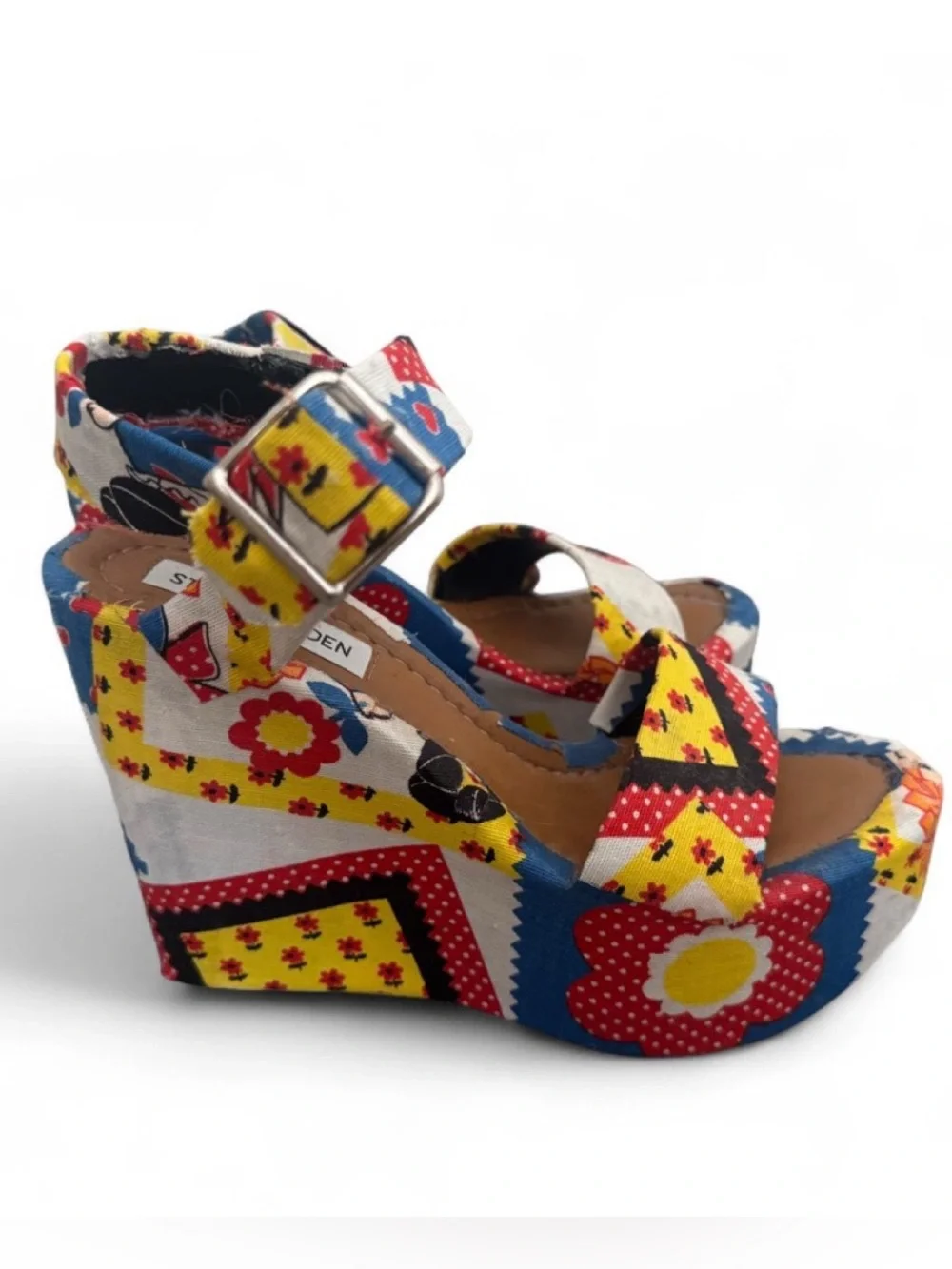 Steve Madden these wore fabric