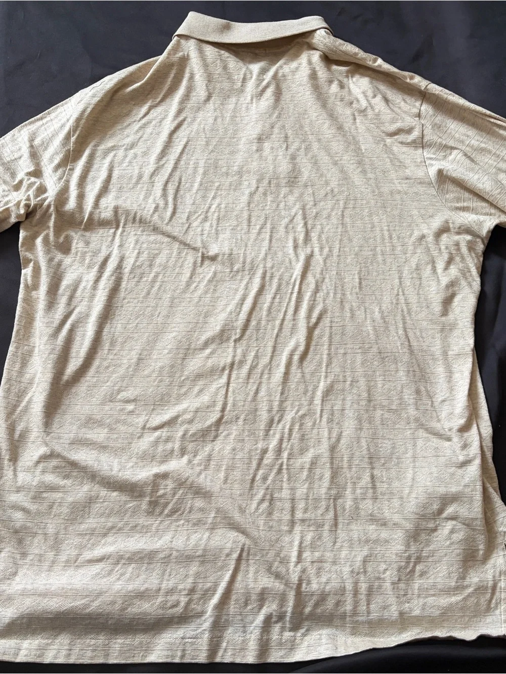 Ralph Lauren Long-Sleeve Polo Shirt in Light Beige