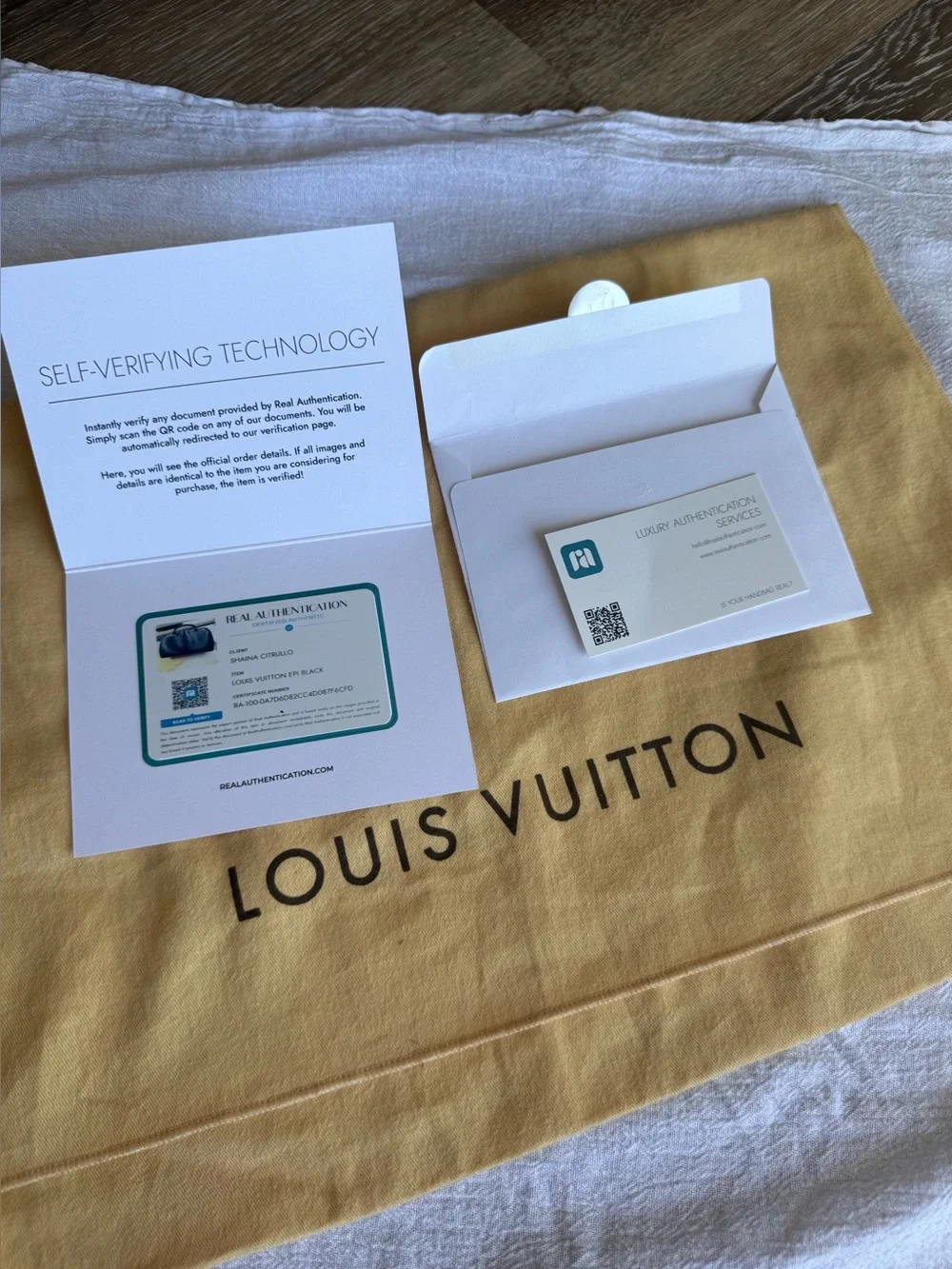 Louis Vuitton clean silhouette