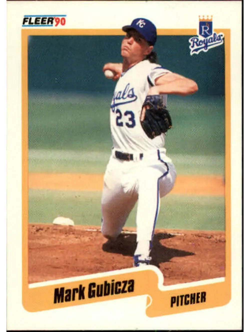 1990 Mark Gubicza Fleer Baseball Card #109