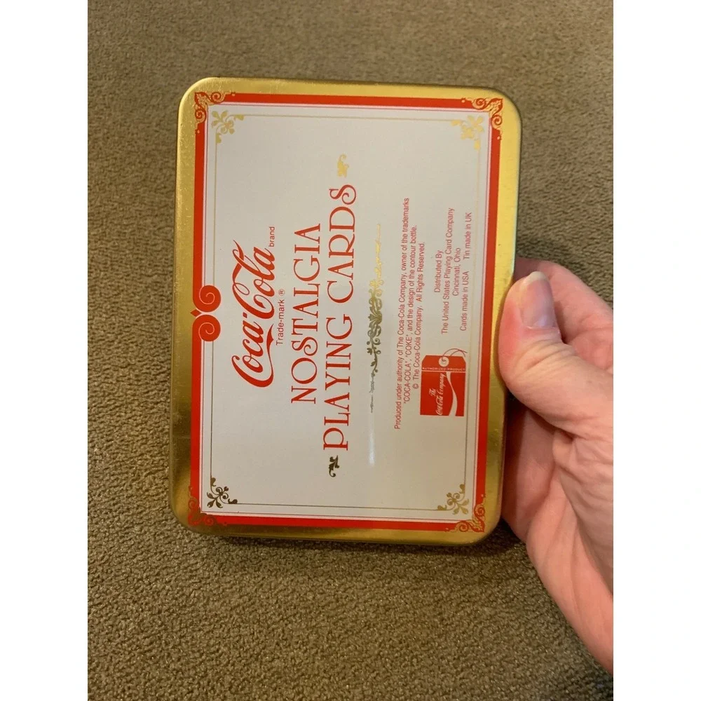 Coca Cola tin has