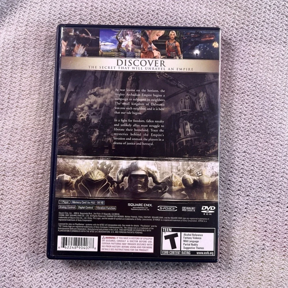 Square Enix case shows