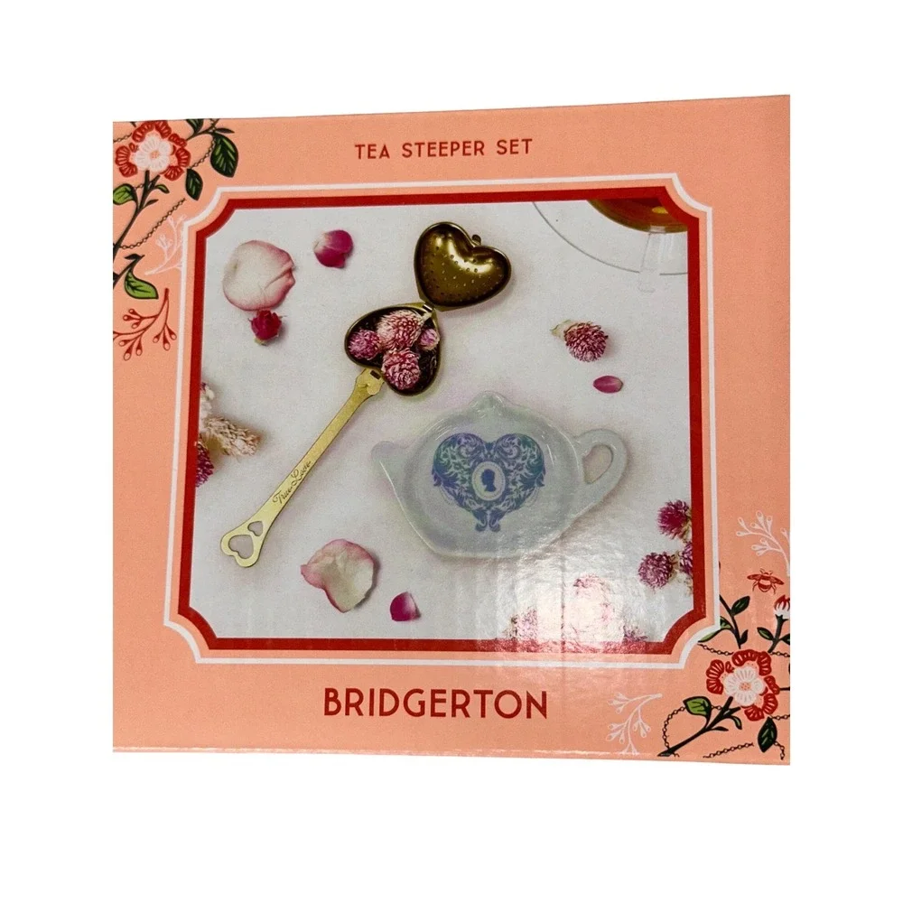 Bridgerton Tea Steeper Set, Blue, Limited Edition,‎ New, NIB