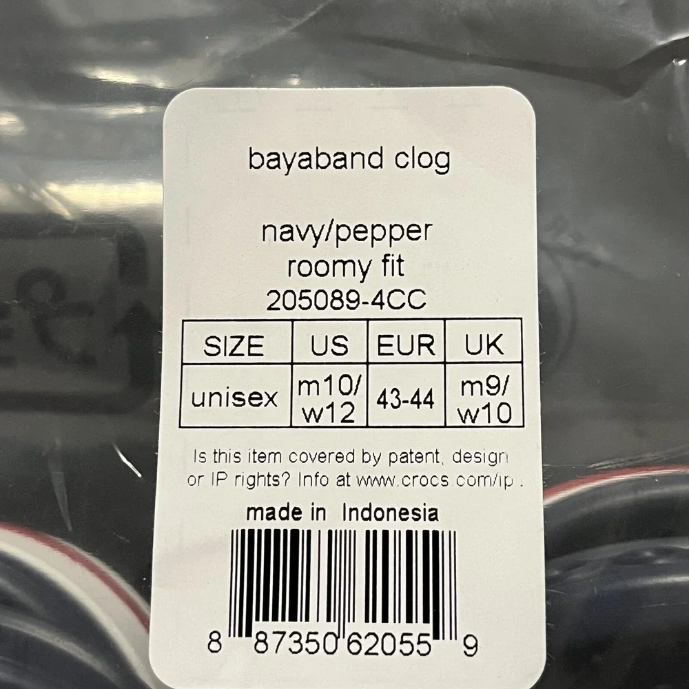 CROCS new tags
