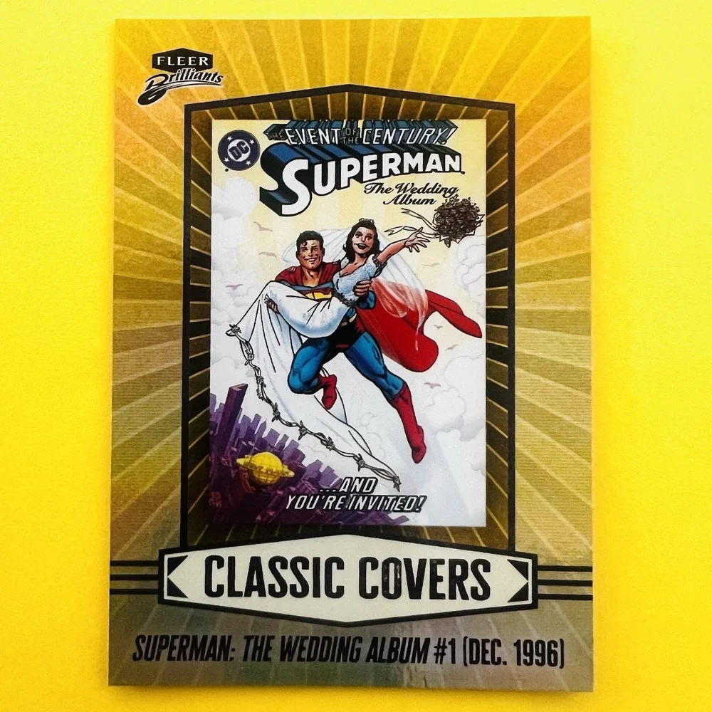 2025‎ Upper Deck Fleer Brilliants Superman Classic Covers The Wedding #1 CC-12