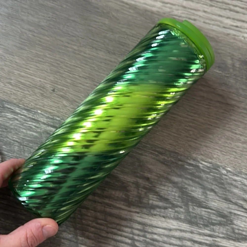 Starbucks iridescent green