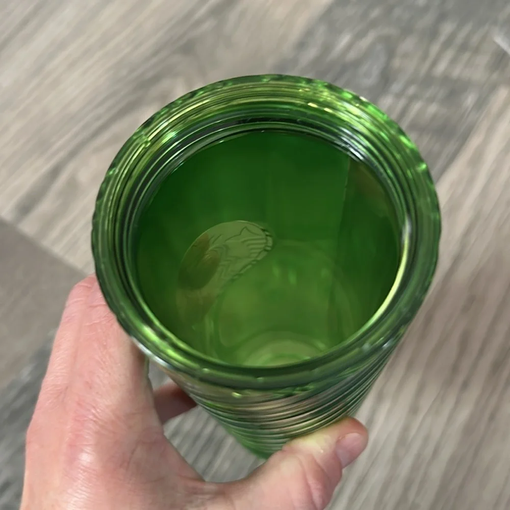 Starbucks iridescent green