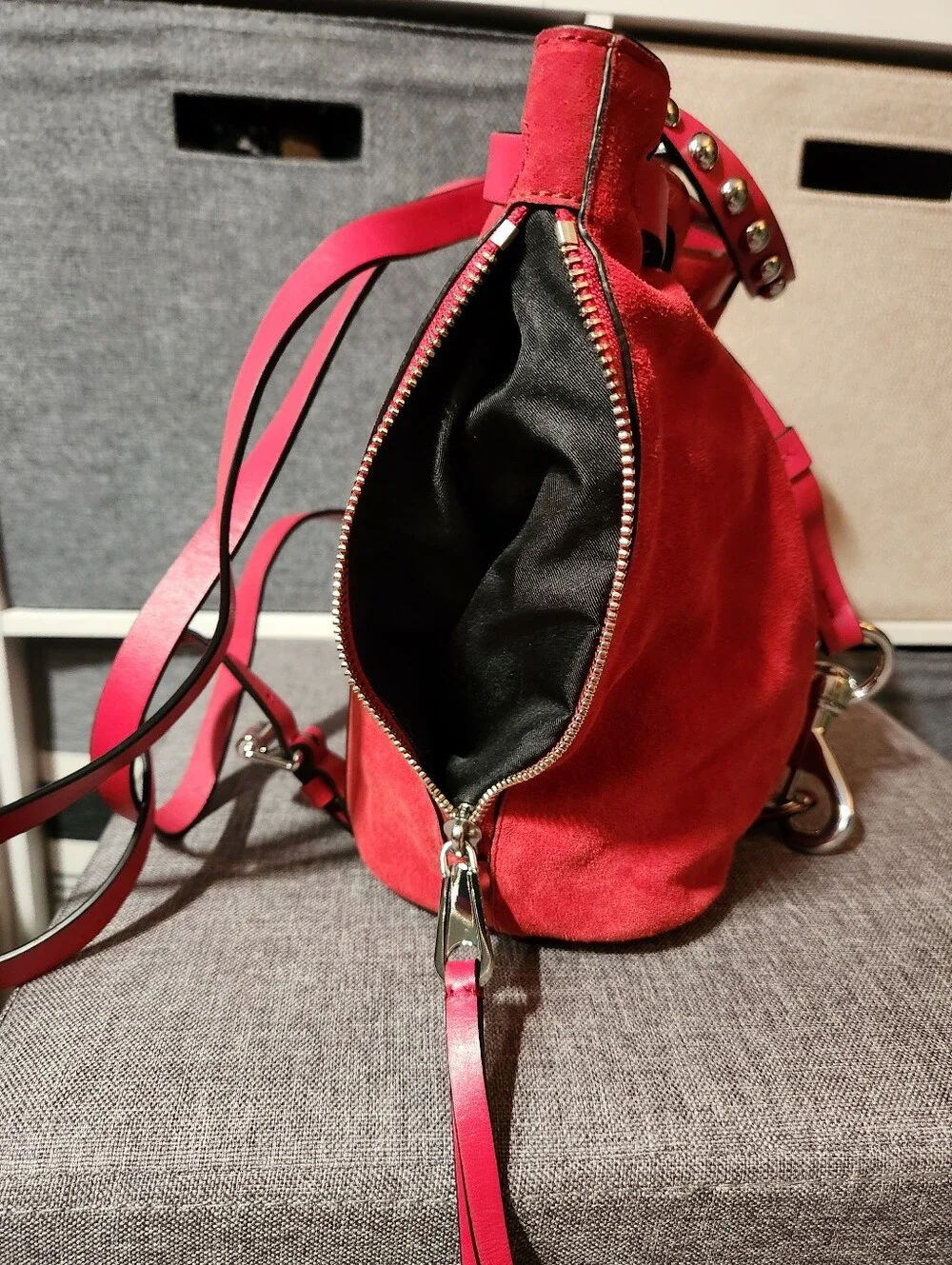 Rebecca Minkoff Studded Bucket Backpack
