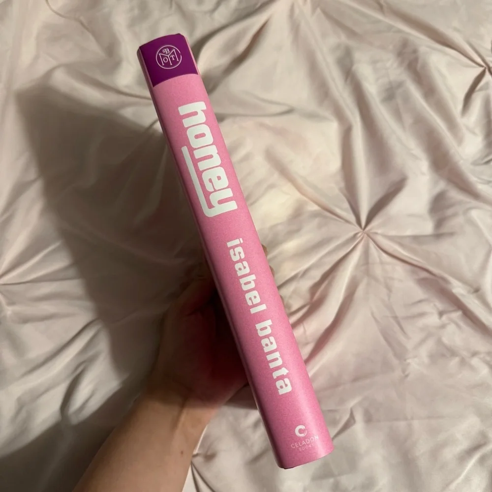 Book Of The Month pink hardcover