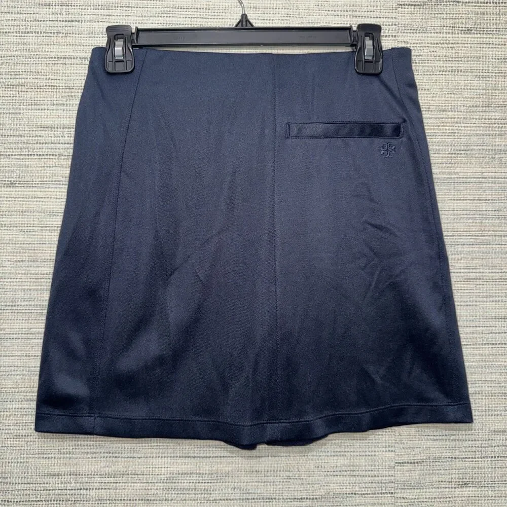 Tory Burch Sport Navy Blue Solid Golf Skirt , Skort Women's, Size S