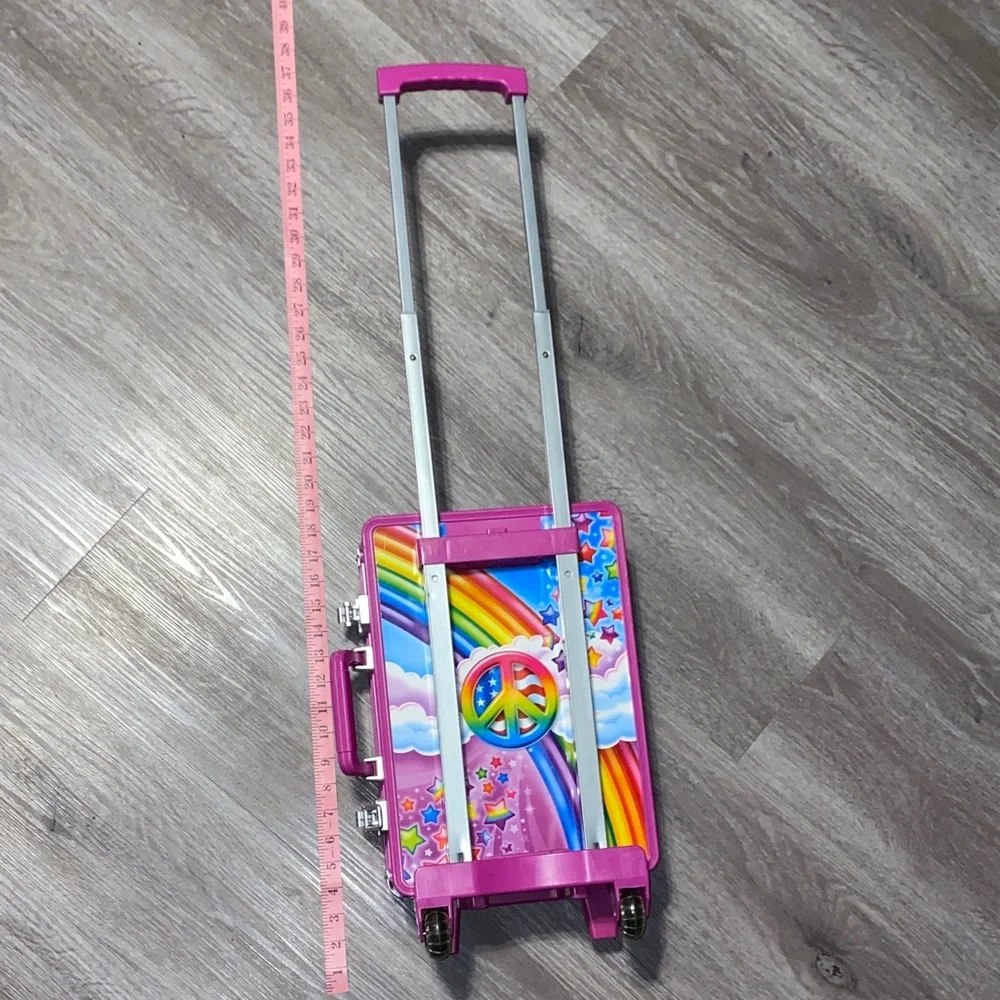 Lisa Frank bright suitcase