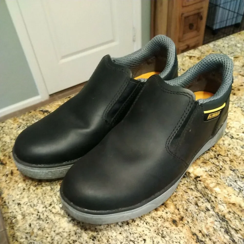 Dewalt Tough Slip On Steel Toe Heel Cushion Men Work Shoe Size 8.5 DXWP99006