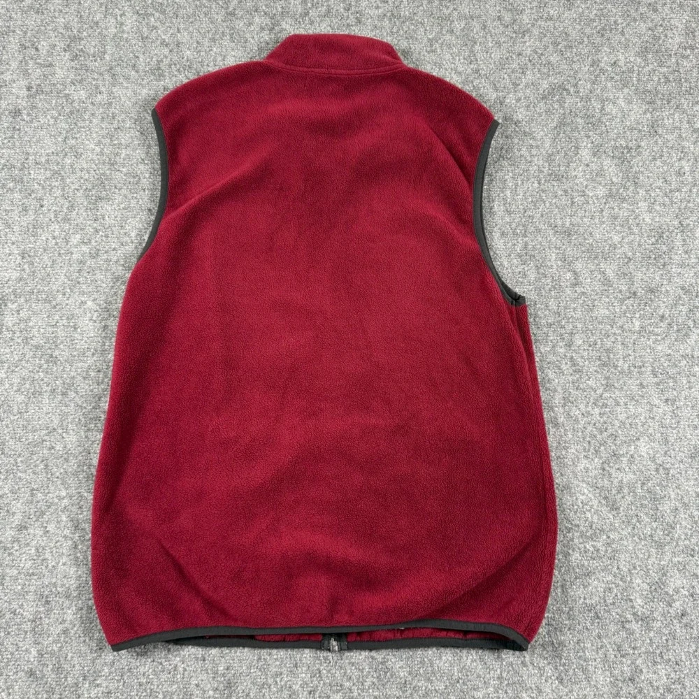 True Religion Vest Small Red Brand Jeans Fleece Full Zip Polar Fleece‎ Men's