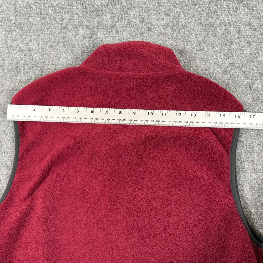 True Religion Vest Small Red Brand Jeans Fleece Full Zip Polar Fleece‎ Men's