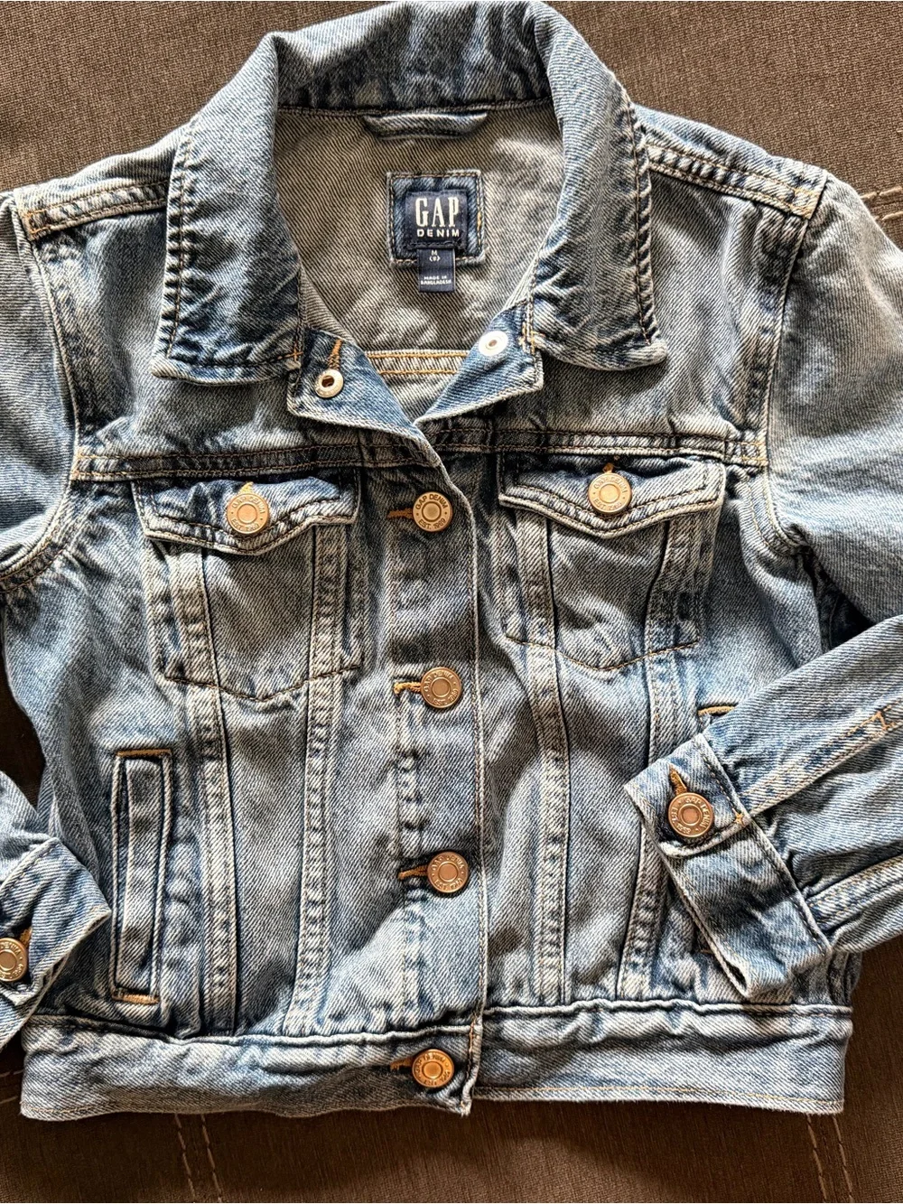 GAP Kids Light Wash Blue Denim Jacket