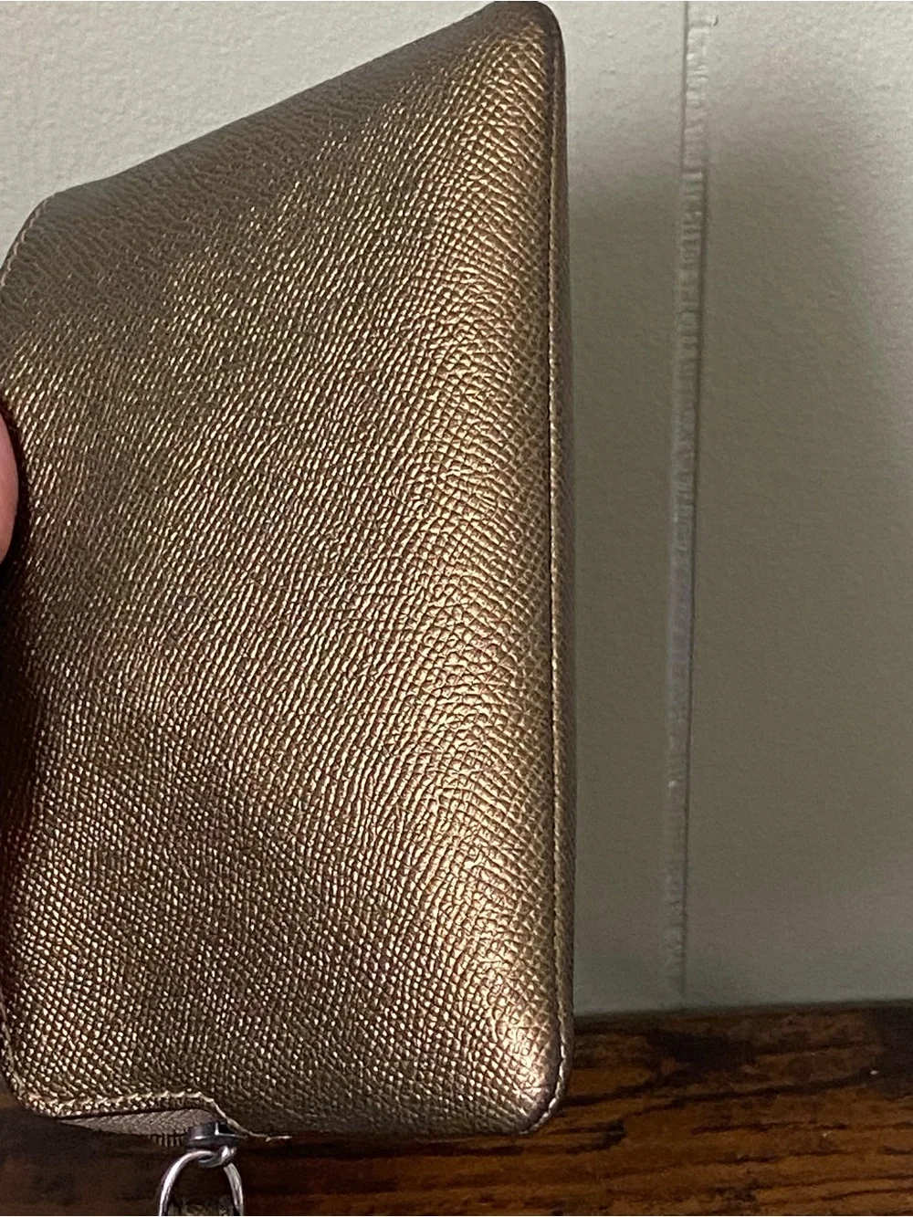 Coach saffiano textured