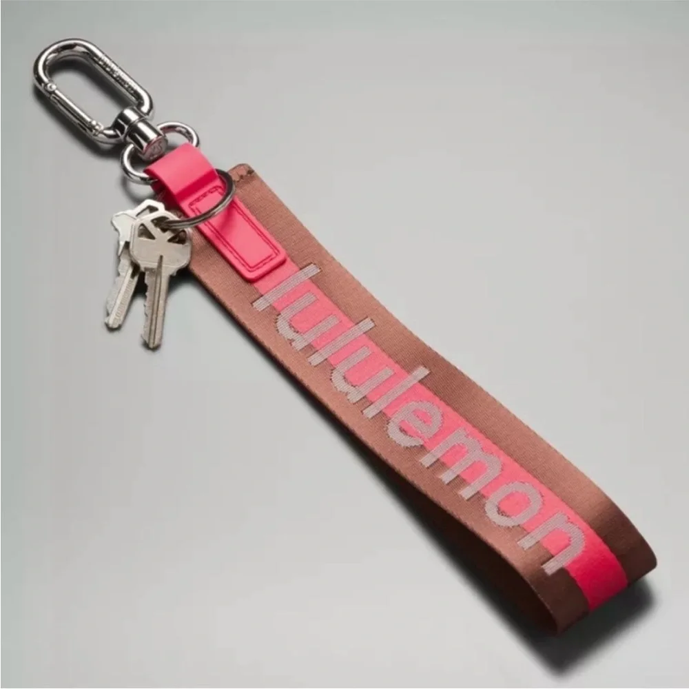 lululemon athletica stylish keychain