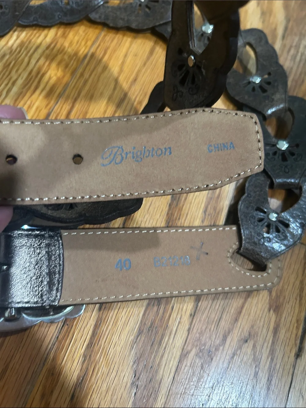 Brighton leather belt