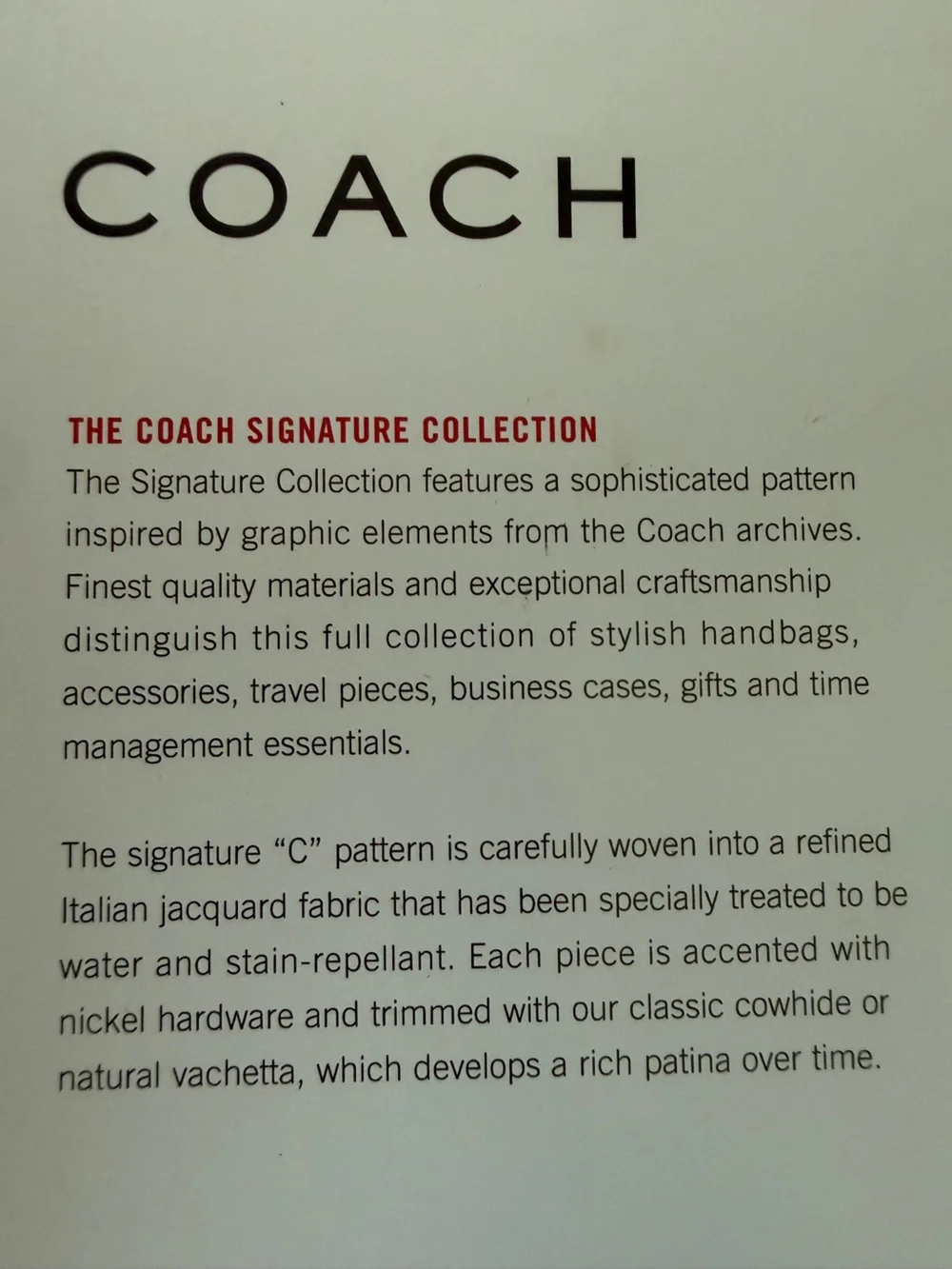 Coach wristlet pouch