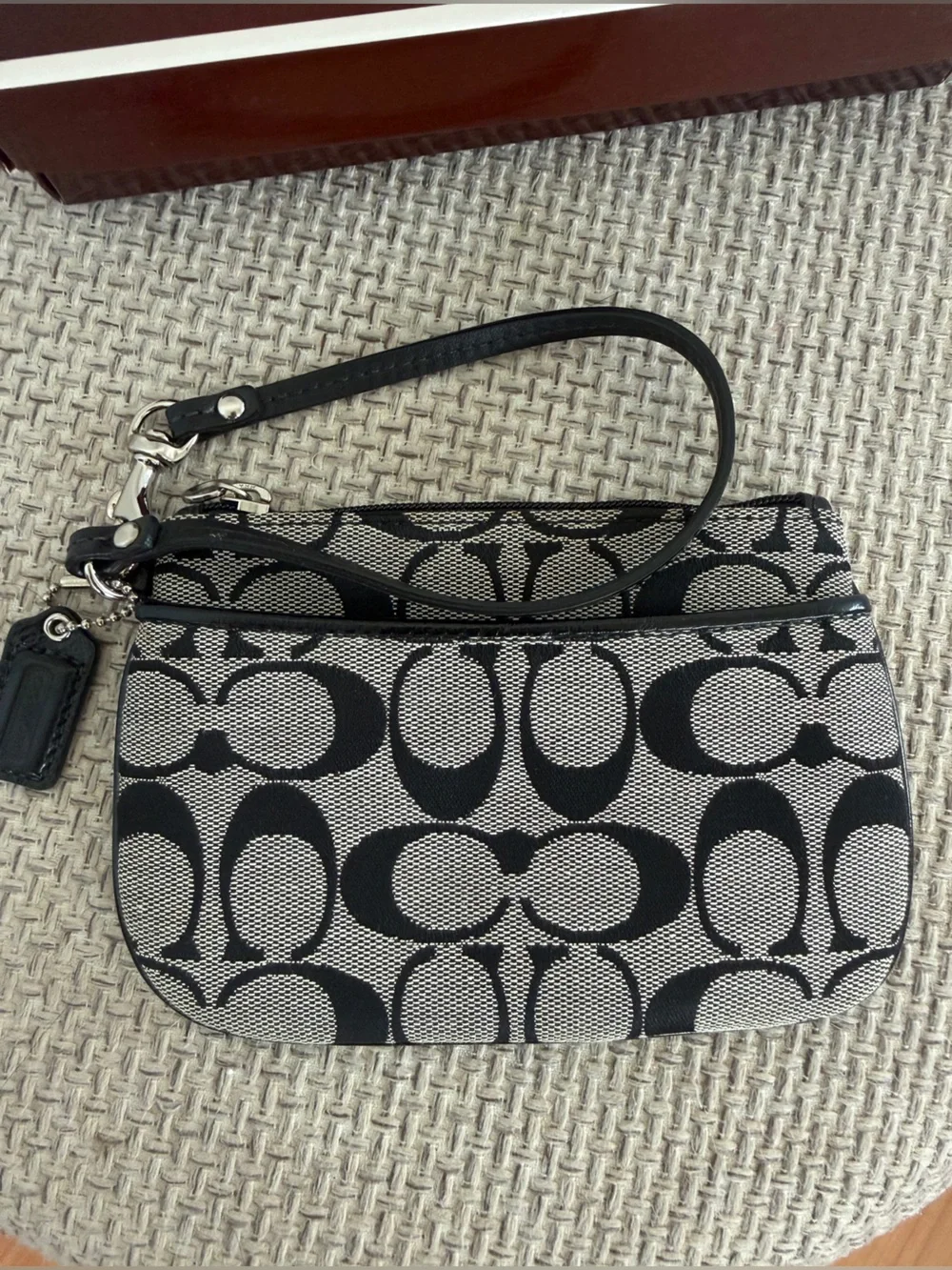 Coach wristlet pouch