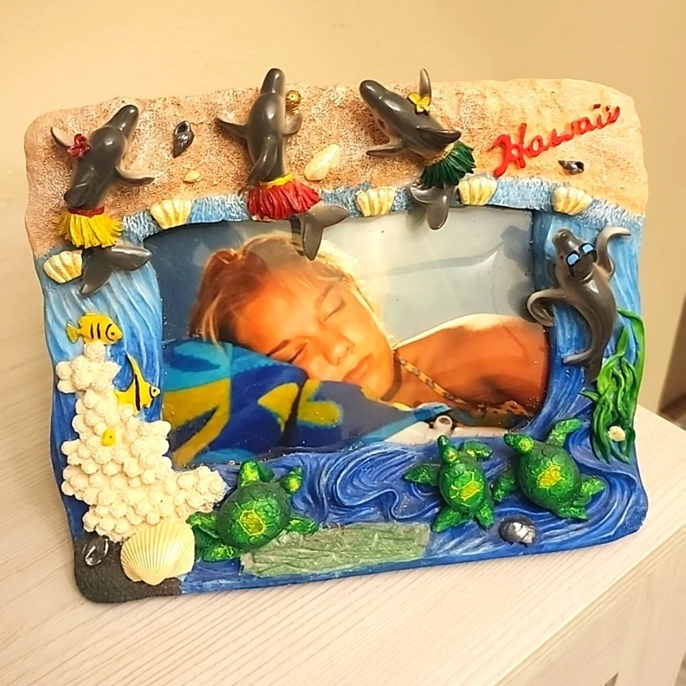 Hawaii sea life picture frame