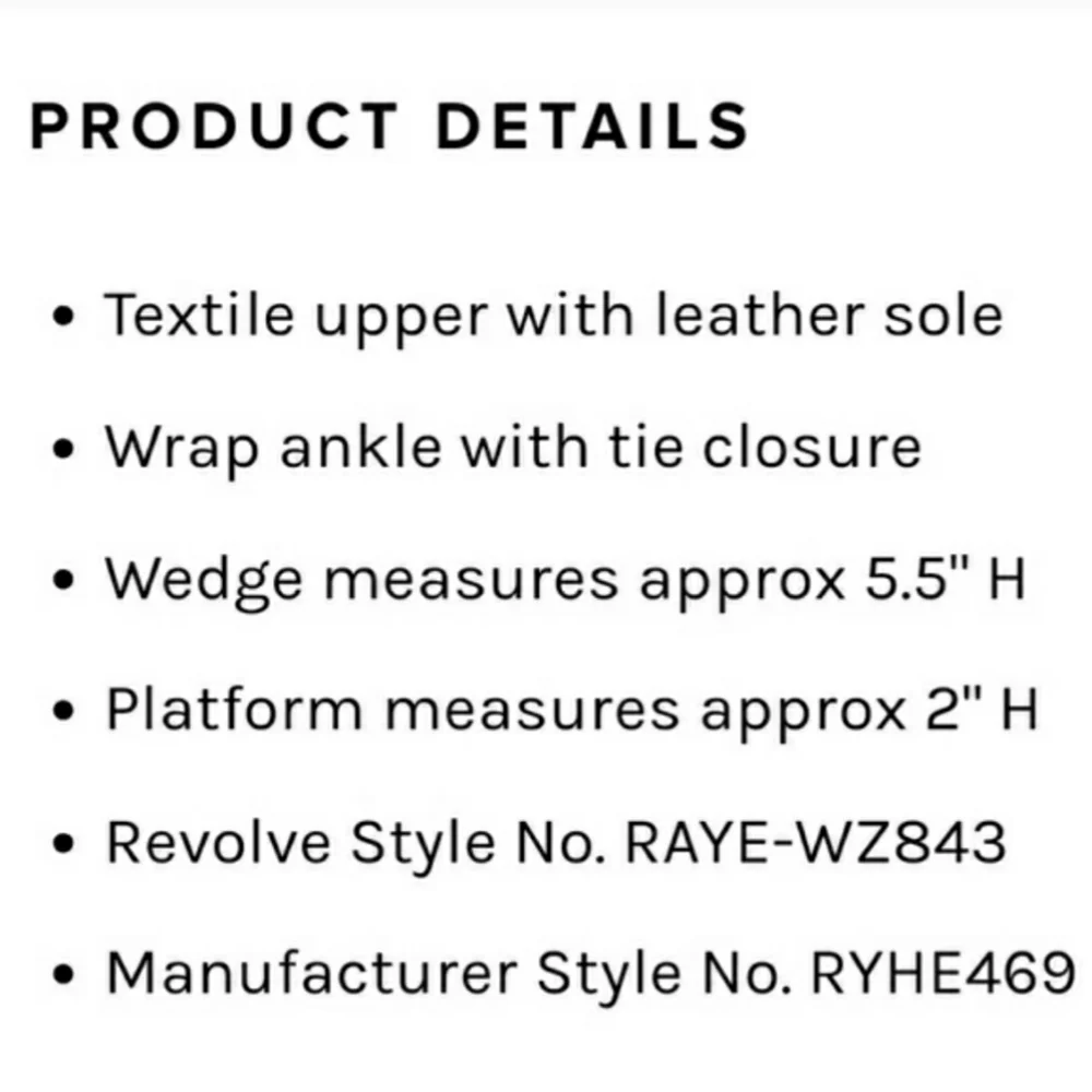 RAYE nib nwt