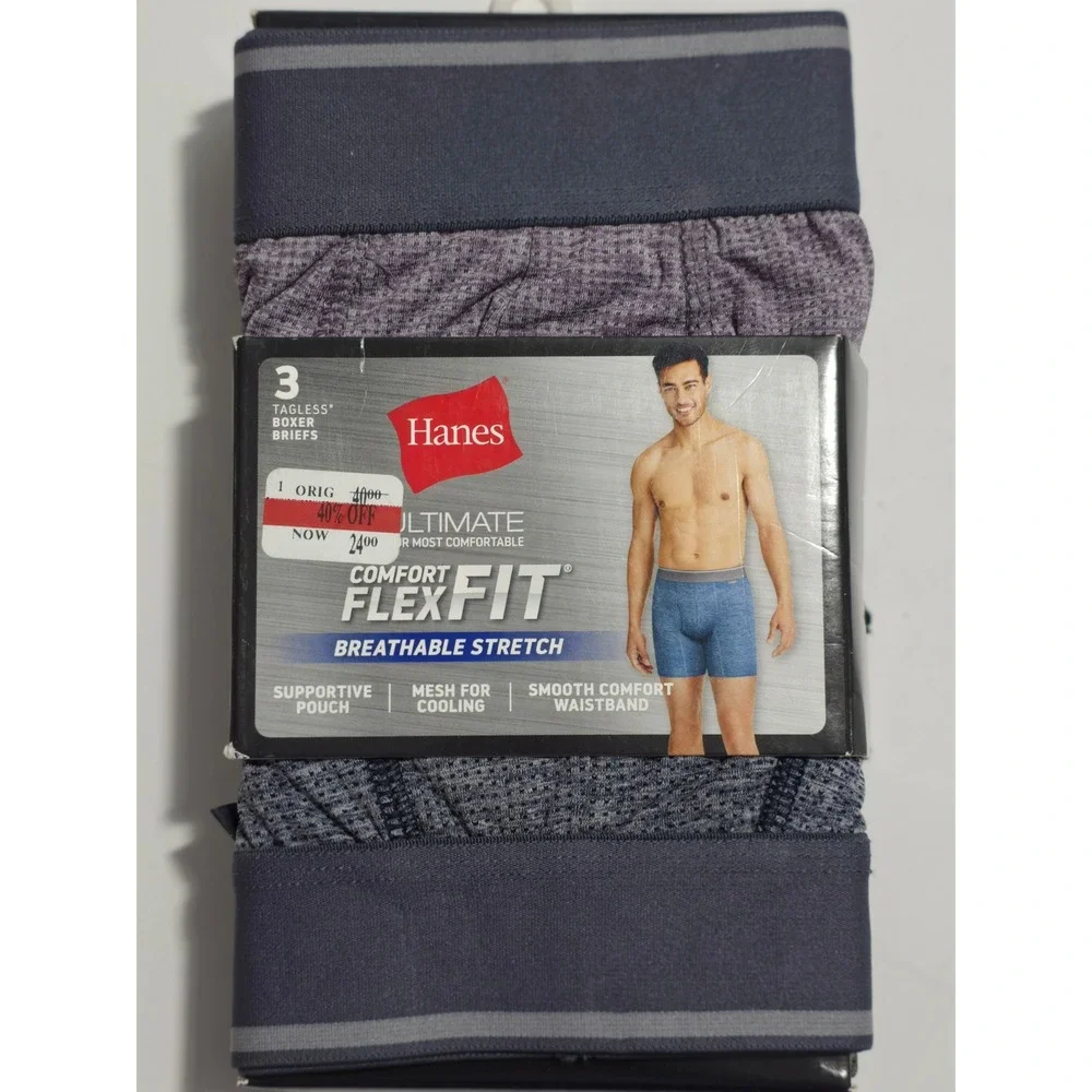 Hanes three pack