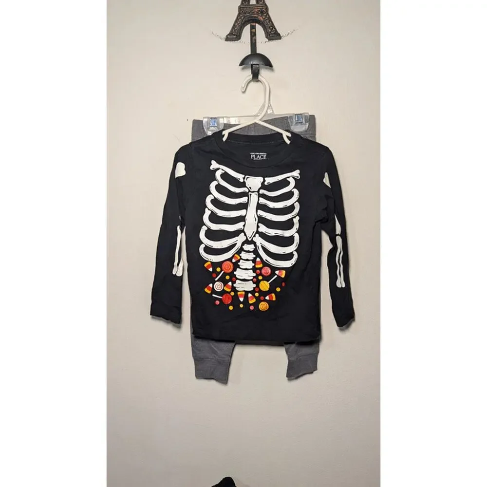 Boys Size 3T Children's Place Halloween T-shirt + Garanimals Gray Sweatpants