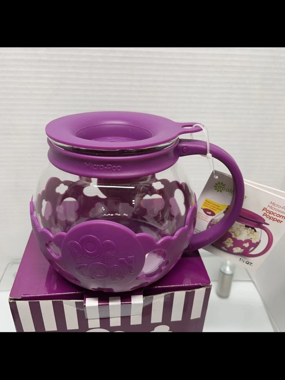 Pop corn purple popcorn