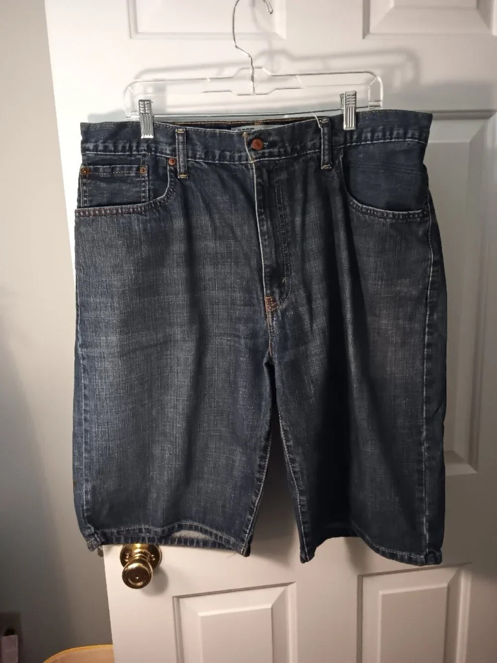 Mens Levi's Dark Blue Denim Jean Shorts